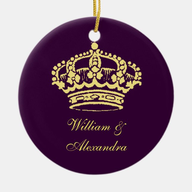 Golden Crown Ornament (Front)