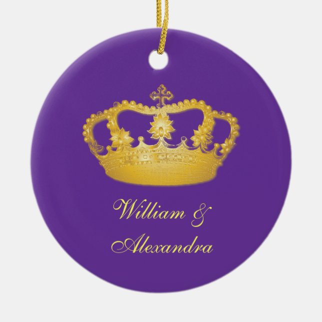 Golden Crown Ornament II (Front)