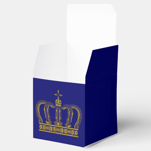 Golden Crown + your ideas Favor Box (Opened)