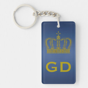 Golden Crown + your ideas Keychain
