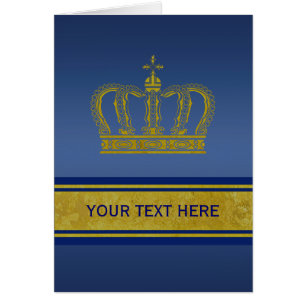 Golden Crown + your text