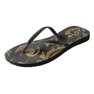Golden Curtains 3 Flip Flops