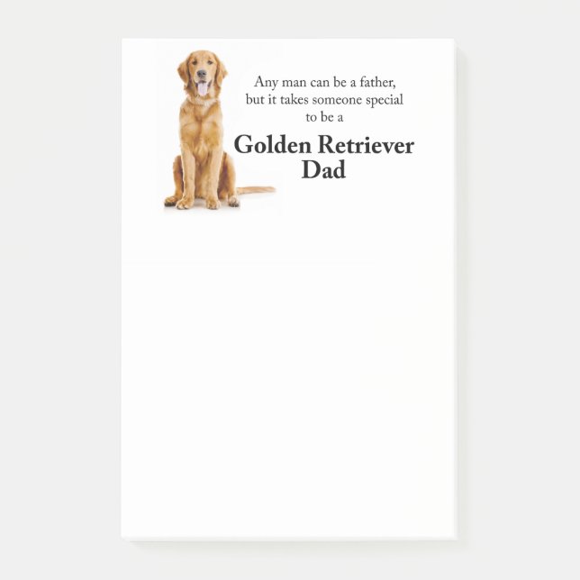 Golden Dad Post-It Notes (Front)