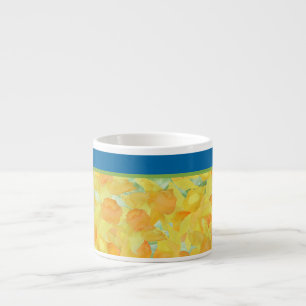 Golden Daffodils Espresso Coffee Mug to Customize