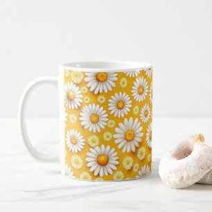 Golden Daisy Garden Coffee Mug