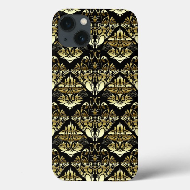Golden Damask Case-Mate iPhone Case (Back)