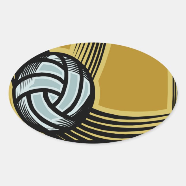 Golden Days - Oval Sticker (Front)