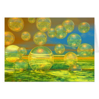 Golden Days - Yellow & Azure Tranquillity Card