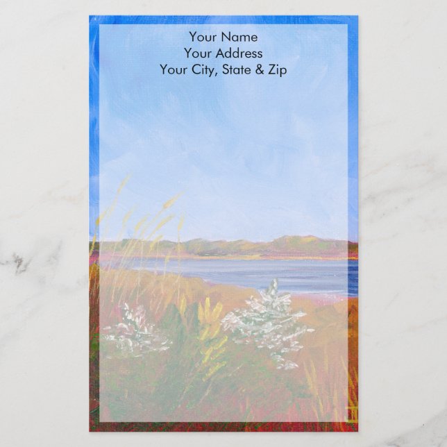 Golden Delaware River Stationery (Front)