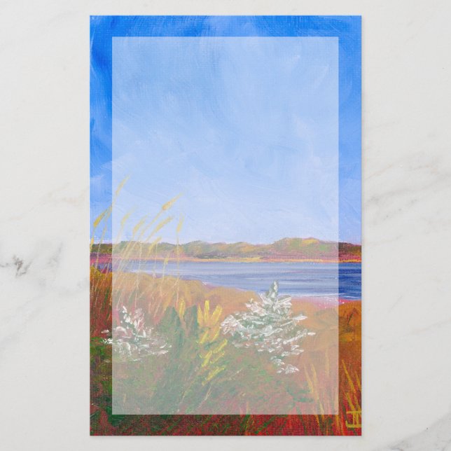 Golden Delaware River Stationery (Front)