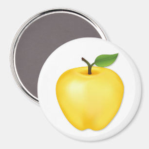 Golden Delicious Apple Magnet