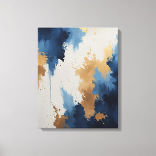 Golden Depths Premium Wrapped Canvas