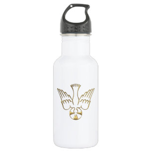 Golden Descent of The Holy Spirit Symbol 532 Ml Water Bottle