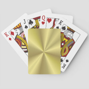 Golden design playing cards