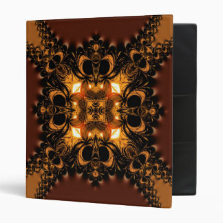 Golden Digital Lace Brocade Avery Binder