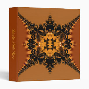 Golden Digital Lace Brocade Avery Classeur