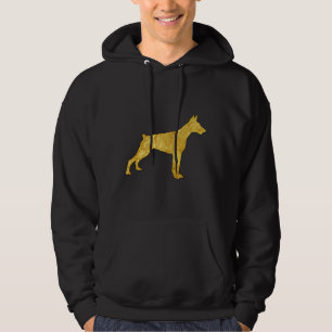 Golden Doberman Dog Hoodie