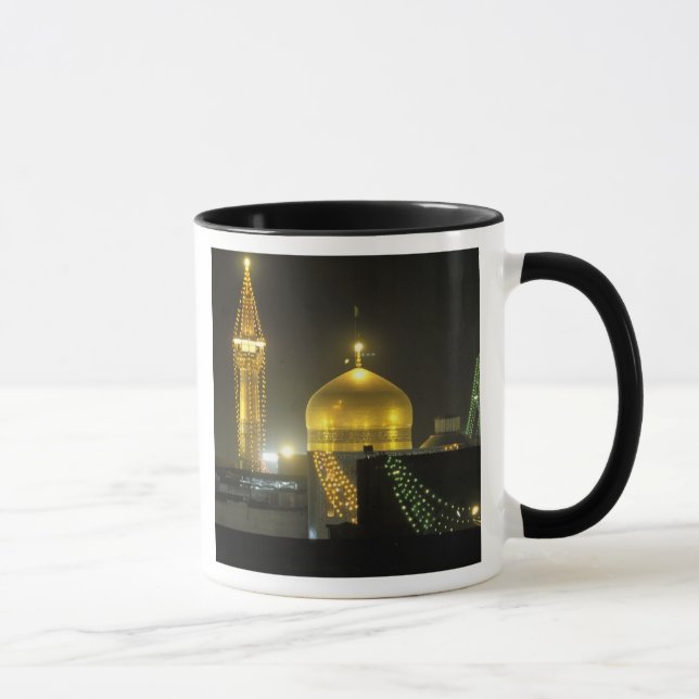 Golden dome of the Imam Reza Shrine Complex at Mug (Right)