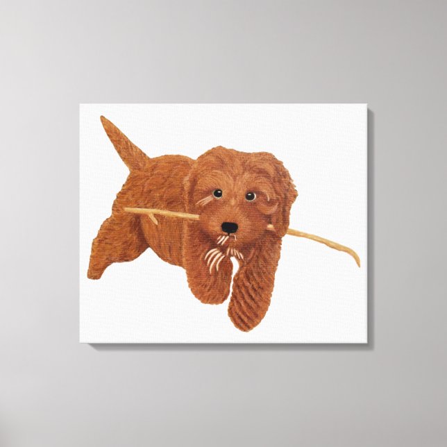 Golden Doodle  Canvas Print (Front)