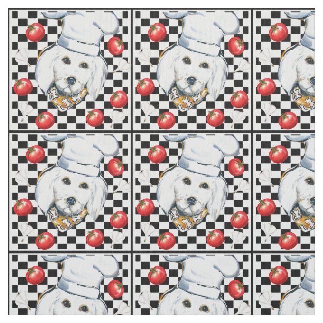 Golden doodle fabric (Swatch)