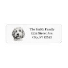 Golden Doodle Family Dog Address Return
