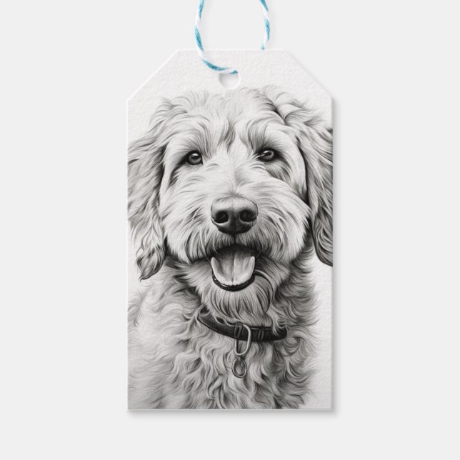 Golden Doodle Gift Tags (Front)