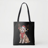 Golden Doodle Gorgeous Reindeer Christmas Tree