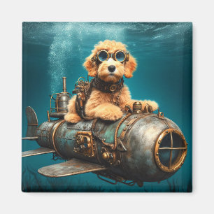 Golden Doodle Magnet de chiot