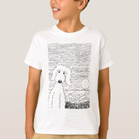 Golden Doodle on the Beach