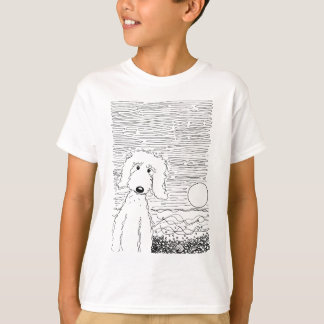 Golden Doodle on the Beach T-Shirt