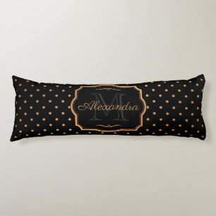 Golden Dots Body Pillow
