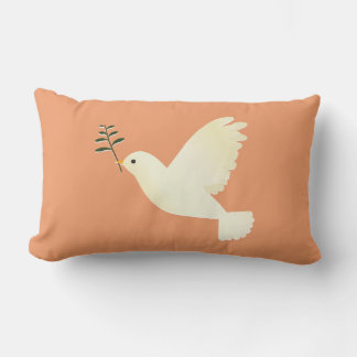 Golden Dove Throw Pillow