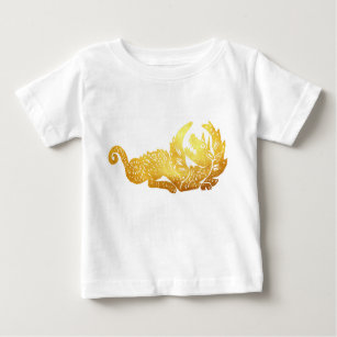 Golden Dragon Baby Fine Jersey T-Shirt