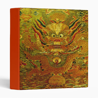 Golden dragon Chinese embroidery Ming dynasty Binder
