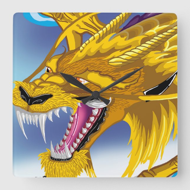 Golden Dragon Clock (Front)