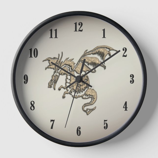 Golden Dragon Clock (Front)