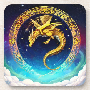 Golden Dragon in Cosmic Sky Coaster