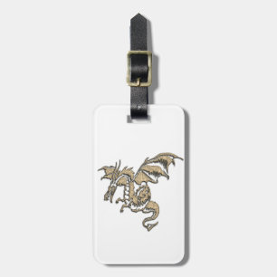 Golden Dragon Luggage Tag
