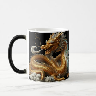 golden dragon magic mug