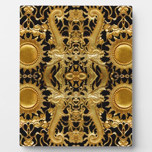 golden dragon plaque (Front)