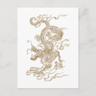 Golden Dragon Postcard