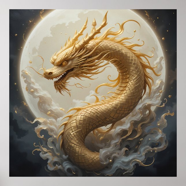 Golden dragon poster (Front)