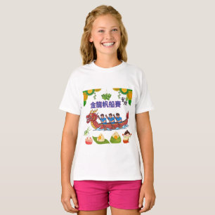 Golden dragon regatta white T-Shirt