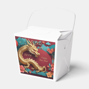 Golden Dragon Spectacle Chinese New Year Favor Box