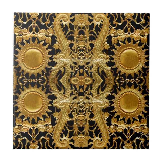 golden dragon tile (Front)