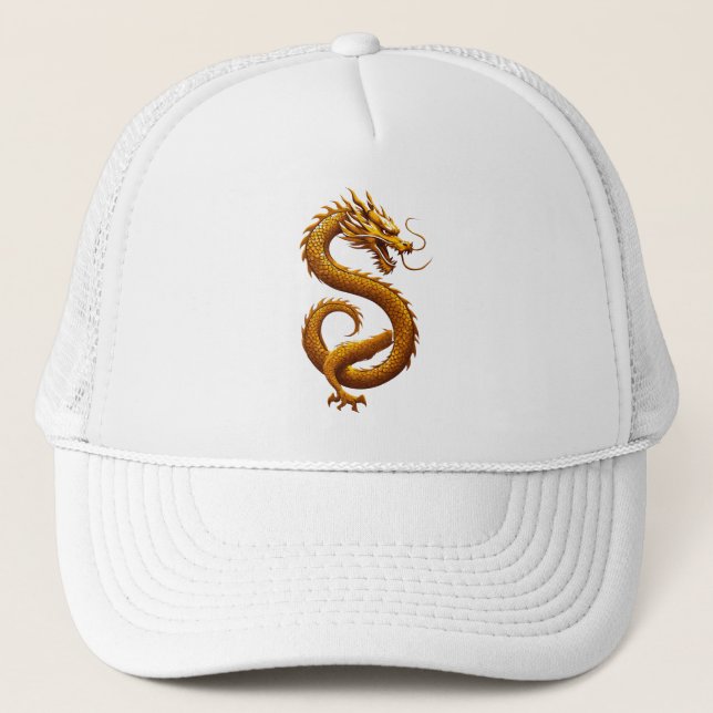 Golden Dragon Trucker Hat (Front)