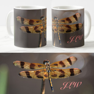 Golden Dragonfly Beautiful Photographic Coffee Mug