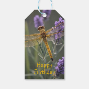 Golden Dragonfly Gift Tags
