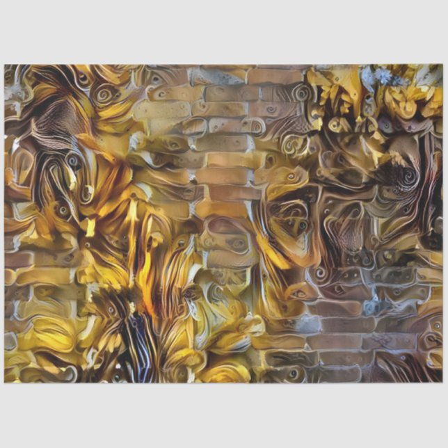 Golden Dream Art Collection Tissue Paper (Front)