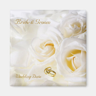 Golden Dream Wedding Favour Magnet